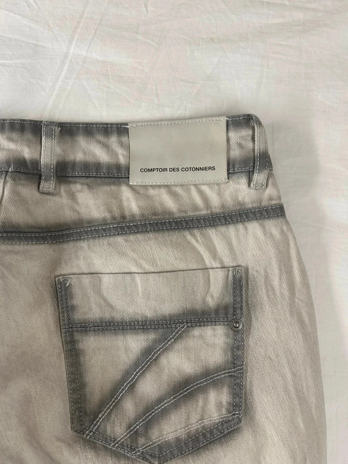 Jean blanco gris vintage comptoir des cotonniers – photo 14